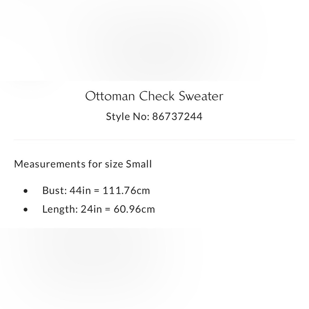 Ottoman Check Sweater - Picture 7 of 12